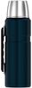 THERMOS STAINLESS KING Thermosflasche ice grey 1,20l - Edelstahl, absolut dicht, mit Trinkbecher und Griff, 24h heiß & 24h kalt, spülmaschinenfest, BPA-frei Bild 2