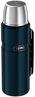 THERMOS STAINLESS KING Thermosflasche ice grey 1,20l - Edelstahl, absolut dicht, mit Trinkbecher und Griff, 24h heiß & 24h kalt, spülmaschinenfest, BPA-frei Bild 3