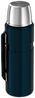 THERMOS STAINLESS KING Thermosflasche ice grey 1,20l - Edelstahl, absolut dicht, mit Trinkbecher und Griff, 24h heiß & 24h kalt, spülmaschinenfest, BPA-frei Bild 4