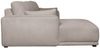 Ecksofa Fonora Taupe - Linke Recamiere, Federkern & Stoff-Bezug Bild 4