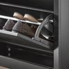 SoBuy FSR87-SCH Schuhschrank, MDF, Lackiert, Dunkelgrau, 80 x 110 x 24 cm Bild 5