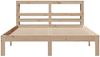 Doppelbett, Bettgestell Modernen mit Kopfteil ohne Matratze 140x200 cm d884e Bild 4