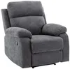 Vente-unique - TOLZANO Sessel Stoff Grau - B 96 cm x H 100 cm x L 91 cm Bild 4