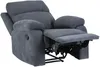 Vente-unique - TOLZANO Sessel Stoff Grau - B 96 cm x H 100 cm x L 91 cm Bild 5