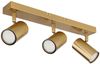 Deckenleuchte, Metall, Gold, 3 Flammig, schwelbar, L 41 cm Bild 1