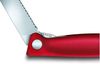 Victorinox Swiss Classic faltbares Gemüsemesser Wellenschliff (11 cm), Rot Bild 5