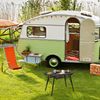 Relaxdays höhenverstellbarer Klapptisch mit Transporttasche, Aluminium schwarz, 90 x 51 x 45 - 65,5 cm Bild 2
