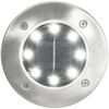 8 Stück Solar Bodenleuchten LED,8 LED Solarleuchten Garten Weiß Bild 2