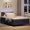 vidaXL Boxspringbett mit Matratze Dunkelbraun 120 x 200 cm Stoff 3342201 Bild 5