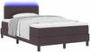vidaXL Boxspringbett mit Matratze Dunkelbraun 120 x 200 cm Stoff 3342201 Bild 3
