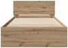 vidaXL Bettrahmen Artisan-Eiche 203 x 104 x 70 cm Holzwerkstoff 3376051 Bild 5