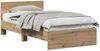 vidaXL Bettrahmen Artisan-Eiche 203 x 104 x 70 cm Holzwerkstoff 3376051 Bild 2