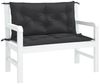 vidaXL Gartenbank-Auflagen 2 Stk. Schwarz 100x50x7 cm Oxford-Gewebe 361666 Bild 3