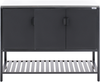 Outdoor-Küchenschrank MAENZA Metall Schwarz Bild 5