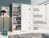 Bega 'Fast' Schwebetürenschrank, weiß Bild 4