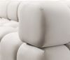 Sofa Designersofa FLOW 3-Sitzer in Stoff Bluvel Schwarz Bild 3