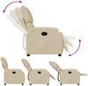 vidaXL Relaxsessel Creme Stoff 3205683 Bild 4