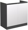 Küchenfront R-Line Weiß 79.2 x 71.3 cm Möbelfront für den Spülenunterschrank Vicco Bild 5