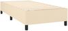 vidaXL Boxspringbett mit Matratze Creme 100x200 cm Stoff 3141598 Bild 4