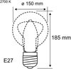 Vintage Edition Standard 230V LED Globe E27 400lm 4,7W 2700K Gold Bild 2