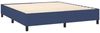 vidaXL Boxspringbett mit Matratze & LED Blau 180x200 cm Stoff 3135219 Bild 5