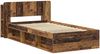 vidaXL Bettgestell mit Stauraum Altholz 80 x 200 cm Holzwerkstoff 3433323 Bild 2