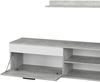 Lowboard & Regal Berno Beton/Weiß mit 1 Klappe Vicco Bild 5