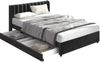 Etagenbett 90×200 cm aus Massivholz mit integriertem Stauraum, weiß Bild 5