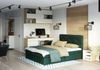 Boxspringbett MILTON 180x200 cm Grün Bild 2
