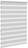 vidaXL Doppelrollo Hellgrau 115x150 cm Stoffbreite 110,9 cm Polyester 4014446 Bild 4