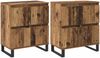 vidaXL Sideboard 2 pcs Altholz 60 x 35 x 70 cm 3394545 Bild 2