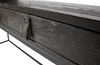 Woood 'Silas' Schreibtisch, Eiche/ Schwarz, 75 x 44 x 140 cm Bild 5