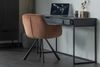 Woood 'Silas' Schreibtisch, Eiche/ Schwarz, 75 x 44 x 140 cm Bild 2