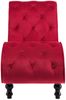vidaXL Chaiselongue Rot Samt 248613 Bild 3