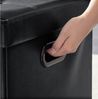 Zedelmaier Sitzhocker Sitzwürfel mit Stauraum Fußhocker Fußbank Truhen Aufbewahrungsbox faltbar belastbar bis 300 kg, aus Kunstleder kratzuuunempfindlich, 38 x 38 x 38 cm (Schwarz-2) Bild 3