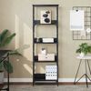 vidaXL Bücherregal Schwarz Eichen-Optik 50 x 33 x 153 cm Holzwerkstoff 882756 Bild 4