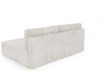 Ecksofa mit Schlaffunktion NATALIA XS in Stoff Tilia Creme Ottomane Rechts Bild 3