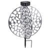 Solarleuchte Garten Scheibe 30cm Solarlampe Außen Leuchte Solar mit Pflegetuch Bild 4