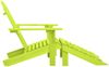 vidaXL Adirondack-Gartenstuhl mit Fußteil Massivholz Tanne Grün 315866 Bild 3