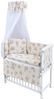 Baby-Delux Beistellbett Babybett Teddy Beige, Stillbett 90x40 weiß höhenverstellbar, Matratze inkl. komplett Set Bild 4