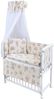 Baby-Delux Beistellbett Babybett Teddy Beige, Stillbett 90x40 weiß höhenverstellbar, Matratze inkl. komplett Set Bild 5