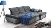 Ecksofa Schlafsofa MELLO Grau/ Dunkelgrau Ottomane Rechts Bild 4