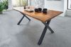 Tischplatte Baumkante Akazie cognac 200 x 100 cm Esra 76847745 Bild 3