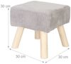 Relaxdays Hocker Cord Bild 4
