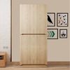 Flieks Kleiderschrank Kleiderschrank Doppeltür-Design 70×40×170cm mit Kleiderstange Bild 2