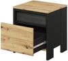 Nachttisch Spot SP09 (Farbe: Schwarz / Artisan Eiche + Schwarz Holzstruktur) Bild 2