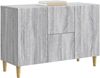 vidaXL Sideboard Graues Sonoma 89 x 34,5 x 60 cm Holzwerkstoff 894661 Bild 2