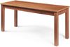 Esszimmerbank aus Holz Trerunulu 100x35x45 cm Walnussoptik [en. casa] Bild 2