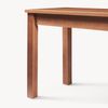 Esszimmerbank aus Holz Trerunulu 100x35x45 cm Walnussoptik [en. casa] Bild 5
