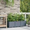 vidaXL Garten-Pflanzgefäß 3 pcs Hellgrau 120 x 40 x 37,5 cm Kunststoff 42002892 Bild 3
